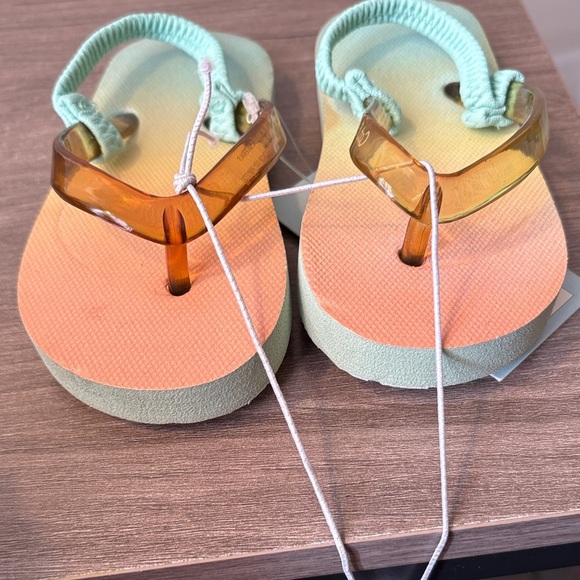 Cat & Jack Other - Bogo sale Cat & Jack Kids Flip Flops with Orange and Green Gradient